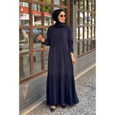 Invee Elbise 7033 Lacivert - 2