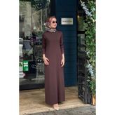 Invee Elbise 7055 Kahve - 1