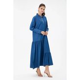 Invee Kot Elbise 7162 Lacivert