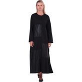 Invee Patch Elbise 7157 Siyah - 2