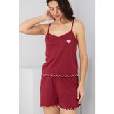 İp Askılı Örme Şort Takım7881