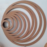ipek hobi 10 adet düş kapanı mdf halka 35 cm