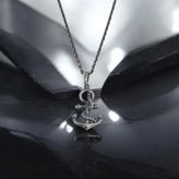 İpek Silver 925 Ayar Gümüş Unisex Çapa Kolye