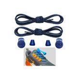 ipekbazaar Çzg Lacivert Akıllı Bağcık, Pratik Lastikli Ayakkabı Bağcığı, Spor, Çocuk, Klasik Ve Bot Bağcığı,