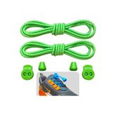 ipekbazaar Fıstık Yeşili Akıllı Bağcık, Pratik Lastikli Ayakkabı Bağcığı, Spor, Çocuk, Klasik Ve Bot Bağcığı