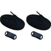 ipekbazaar Takbırak Lastikli Ayakkabı Bağcığı Bağlanmayan Akıllı Pratik Bağcık, Bot, Çocuk, Spor.. Için Uygun - Siyah