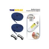 ipekbazaar Takbırak Mıknatıslı Lastikli Ayakkabı Bağcığı, Akıllı Bağcık, Bot Çocuk Spor Converse Bağcık