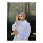 İpekhan Relax Ebruli Soft Eşarp Sarı Beyaz -02 1147