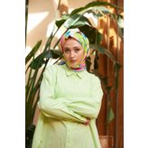 İpekhan Relax Rainbow Soft Eşarp Açık Yeşil -03 1154