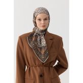 İpekhan Winter Bloom Soft Eşarp 1244 Kahve