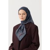 İpekhan Winter Bloom Soft Eşarp 1244 Lacivert