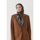 İpekhan Winter Bloom Soft Eşarp 1244 Siyah Bej