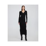 İpekyol Dantel aplikeli triko etek