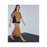 İpekyol Denim mix colorblock etek