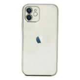 İphone 11 Kılıf Lensli Silikon - Gümüş