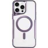 İphone 11 Pro Max Kılıf Boyi Magsafe Silikon Kapak - Derin Mor