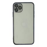 İphone 11 Pro Max Kılıf Lensli Silikon - Siyah