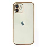 İphone 12 Kılıf Lensli Silikon - Gold