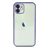 İphone 12 Kılıf Lensli Silikon - Mor