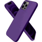İphone 12 Pro Kılıf First Silikon - Mürdüm