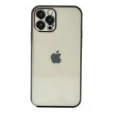 İphone 12 Pro Kılıf Lensli Silikon - Siyah