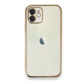 İphone 12 Razer Lensli Silikon Gold Kılıf