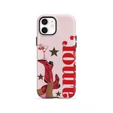 İphone 12 Vorian Çift Katmanlı Amour Leopar Kılıf