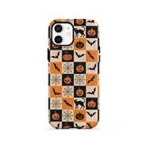 İphone 12 Vorian Magsafe Çift Katmanlı Halloween Patchwork Kılıf