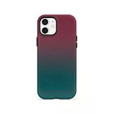 İphone 12 Vorian Magsafe Çift Katmanlı Teal Plum Gradient Kılıf