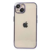 İphone 13 Kılıf Lensli Silikon - Mor