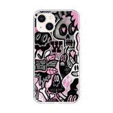 iPhone 13 Mini Uyumlu Şeffaf Kılıf Graffiti 10 Tasarımlı