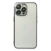 İphone 13 Pro Kılıf Lensli Silikon - Siyah