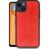 İphone 14 Kılıf Aras Deri Kapak - Kırmızı