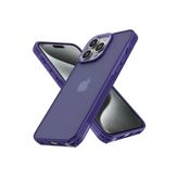 İphone 14 Kılıf Elegant Kapak - Derin Mor