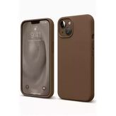 İphone 14 Kılıf First Silikon - Kahverengi