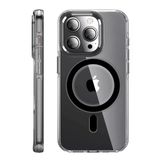 İphone 14 Pro Kılıf Crystal Magsafe Kapak - Siyah