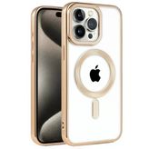 İphone 14 Pro Kılıf Kronos Magsafe Kapak - Gold