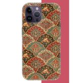 İphone 14 Pro Max Uyumlu Çini Motif Baskılı Silikon Kılıf