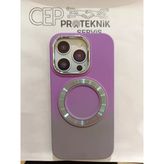 İphone 14 Pro Mor Gri Renkli Kılıf