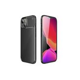 İphone 15 Kılıf Auto Focus Karbon Kapak - Siyah