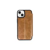 İphone 15 Kılıf Flip Cover - Taba