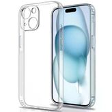 iPhone 15 Kılıf Şeffaf Kamera Korumalı Soket 3D