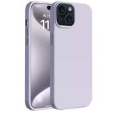 İphone 15 Plus Uyumlu Kılıf First Silikon - Lila