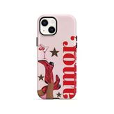 İphone 15 Plus Vorian Çift Katmanlı Amour Leopar Kılıf