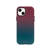 İphone 15 Plus Vorian Çift Katmanlı Teal Plum Gradient Kılıf
