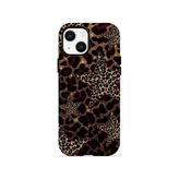 İphone 15 Plus Vorian Çift Katmanlı Yıldızlı Leopar Kılıf