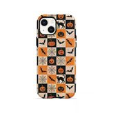 İphone 15 Plus Vorian Magsafe Çift Katmanlı Halloween Patchwork Kılıf