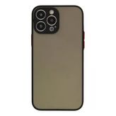 İphone 15 Pro Kılıf Montreal Silikon Kapak - Siyah