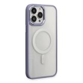 İphone 15 Pro Kılıf Room Magneticsafe Silikon - Lila
