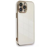 İphone 15 Pro Kılıf Volet Silikon - Beyaz